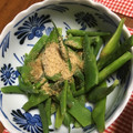 ちゃぎー's cooksnap of when they made 簡単 インゲンの胡麻和え.