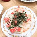たちぽんぽん's cooksnap of when they made 簡単☆お餅明太チーズ.