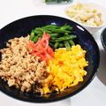☆はなちゃん☆☆'s cooksnap of when they made 旦那が惚れた鶏そぼろ.