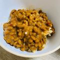 meechan_y's cooksnap of when they made スイチリ納豆＝スイートチリソース＋納豆.