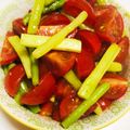 しょこたろさん's cooksnap of when they made アスパラとミニトマトのマリネ.