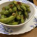 クックGLKWBA☆'s cooksnap of when they made •.¸.焼き枝豆ペペロンチーノ風.¸.•.