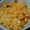のんたんΣ's cooksnap of when they made 炊き込んで♪　キムチチャーハン☆.
