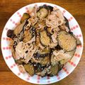 HikariNMY's cooksnap of when they made 豚肉となすのガーリックオイマヨ炒め.