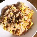 うさぽんぽん♪'s cooksnap of when they made ランチにも♡めんたいピラフ風チャーハン.