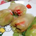 ＊aaaiko＊'s cooksnap of when they made 安い！簡単！豪華っぽい！レタス巻きサラダ.