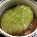 ＋SUN3's cooksnap of when they made 鶏肉で和風♪巻かない簡単ロールキャベツ.