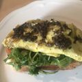 Yokchina's cooksnap of when they made トリュフたっぷり！贅沢たまごサンド.