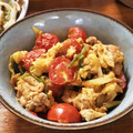 低カロ探検隊's cooksnap of when they made 簡単♪豚肉とトマトの卵炒め.