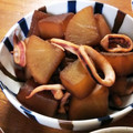 低カロ探検隊's cooksnap of when they made 染み染み♪簡単美味しいイカと大根の煮物♡.