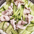 うめぽた☆'s cooksnap of when they made 梅肉ときゅうりのさっぱり豚しゃぶ.