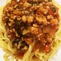 たかともしゃん's cooksnap of when they made 子どもと食べる鶏そぼろジャージャー麺.