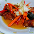 しまあか's cooksnap of when they made 簡単！野菜たっぷり鮭の南蛮漬け(黒酢).
