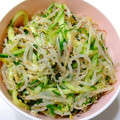 あーいーりー's cooksnap of when they made 大葉が香る〜♪もやしと茗荷の簡単ナムル.