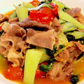 もかたろうのママ's cooksnap of when they made チンゲンサイとトマトのコク旨醤油炒め.