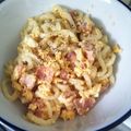 Rumbataki's cooksnap of when they made 超簡単！和風カルボナーラ風うどん.