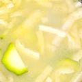 クック7NA4SM☆'s cooksnap of when they made ズッキーニと薄あげの味噌汁.