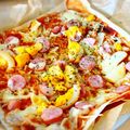 rubirubita's cooksnap of when they made ☺簡単おつまみ☆春巻きの皮でお手軽ピザ☺.