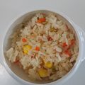 だいくー☆こはゆ☆'s cooksnap of when they made 炊飯器で簡単*ベーコンピラフ.