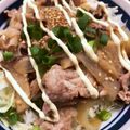 あっきぃママ3's cooksnap of when they made 甘辛タレの節約簡単ガッツリ豚丼.