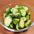 チコリママ's cooksnap of when they made 簡単★きゅうりの梅ポン酢あえ.