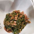akiyuママ's cooksnap of when they made オクラの葉っぱ 和え物.