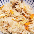 MOKUROU's cooksnap of when they made ごぼうとあぶらげ炊き込みご飯.