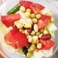 メリー・モコ's cooksnap of when they made ひよこ豆とアスパラのサラダ　(朝ごはん).