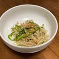 く～にゃんにゃん's cooksnap of when they made もやしとピーマンのナムル☆.