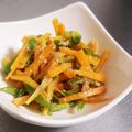 ☆やすちゃん☆'s cooksnap of when they made レンジで簡単☆人参とピーマンのごま和え.