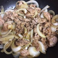 アピナス's cooksnap of when they made 焼肉のタレで簡単生姜焼き.