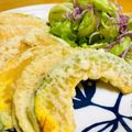ルパンのかあさん☆彡's cooksnap of when they made 薄い衣・塩味付き かぼちゃの天ぷら.