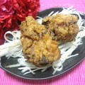 朝まと's cooksnap of when they made ねぎと一緒に☆鶏のから揚げ.
