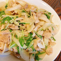 らがぶーりん's cooksnap of when they made 水菜と豚肉のめんつゆマヨ炒め.