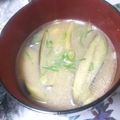 まゆみきママ's cooksnap of when they made 生姜と茄子素麺の味噌汁.