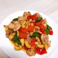 ゆー‎‎‎ᕱ⑅ᕱ's cooksnap of when they made 鶏肉とピーマン、カシューナッツの炒め物　.