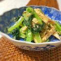 かたかたこ's cooksnap of when they made ウマい！！　小松菜と鶏むね肉の和えもの.