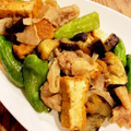 a15man's cooksnap of when they made なすと豚肉と厚揚げのみそ炒め.