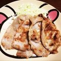あっぷるはにー's cooksnap of when they made 【超カンタン！】みそ豚丼.