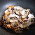 まかりぃ's cooksnap of when they made ナスと合挽き肉の簡単食べるラー油炒め.