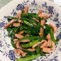 baekちゃん's cooksnap of when they made にらもやしとベーコンのにんにくマヨ炒め.