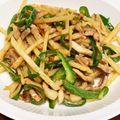 きのこック's cooksnap of when they made じゃがいもとパプリカで★チンジャオロース.