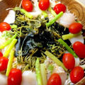 Marmo's cooksnap of when they made 生わかめが主役！豆苗と簡単中華サラダ♪.