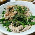 ｽﾞﾎﾞﾗｻｰﾔﾝ's cooksnap of when they made チャチャッと１品★豚ニラでポン酢.