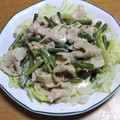 55才のおじさん's cooksnap of when they made にんにくの芽と豚肉のだしマヨ炒め！.