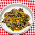 tokotann's cooksnap of when they made お酒のあてに！鶏砂肝のゆず胡椒ぽん酢炒め.