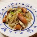 ekokan's cooksnap of when they made ウィンナーと舞茸のソテー.