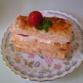 レモンティ★'s cooksnap of when they made ☆★苺のかわいいミルフィーユ★☆.