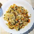 mummypig's cooksnap of when they made クミン香る鶏ひき肉とパプリカのチャーハン.