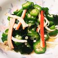 ゆきはら08's cooksnap of when they made 白だしであっさり副菜⭐オクラのお浸し⭐.